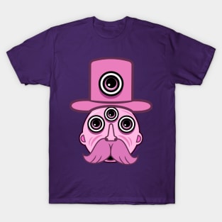 Tophat Moustache Weirdo T-Shirt